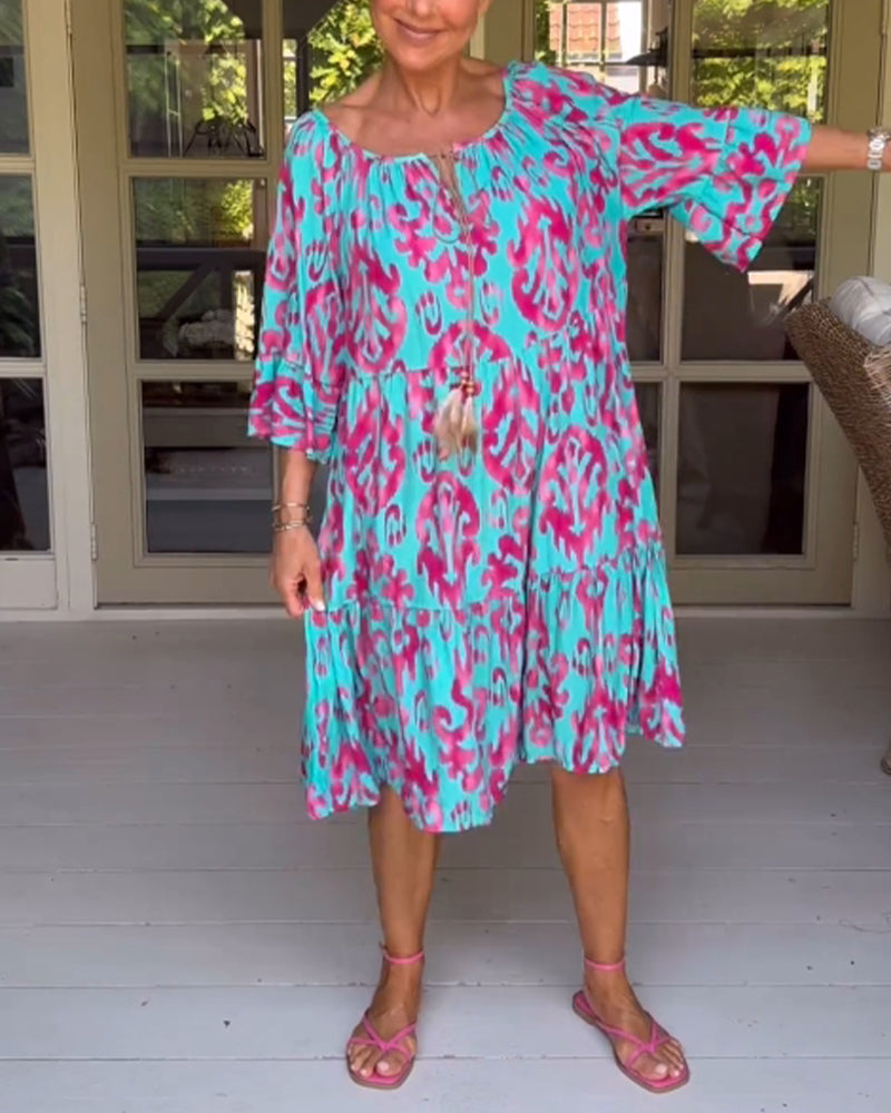 Amélie & Rose™ | Rica Relaxed Printed Dress