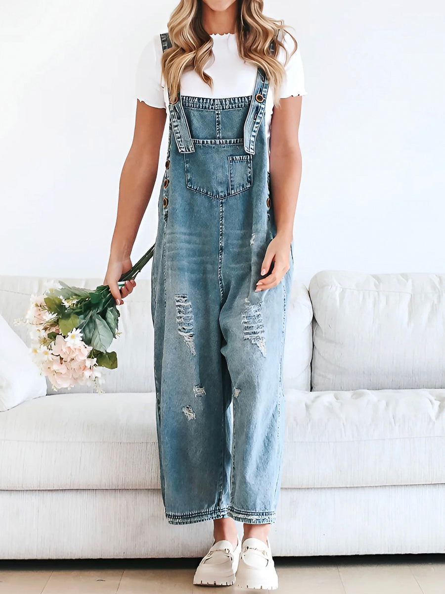 Amélie & Rose™ | Léonie Denim Overalls