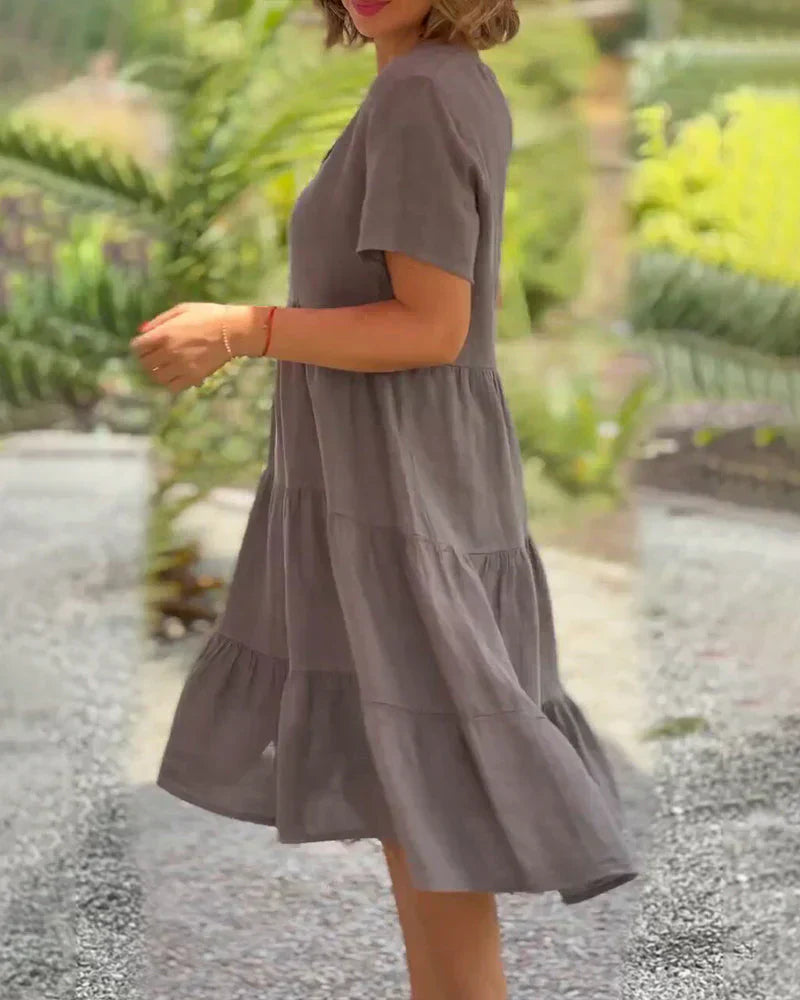 Amélie & Rose™ | Bexley Casual Summer V-neck Dress