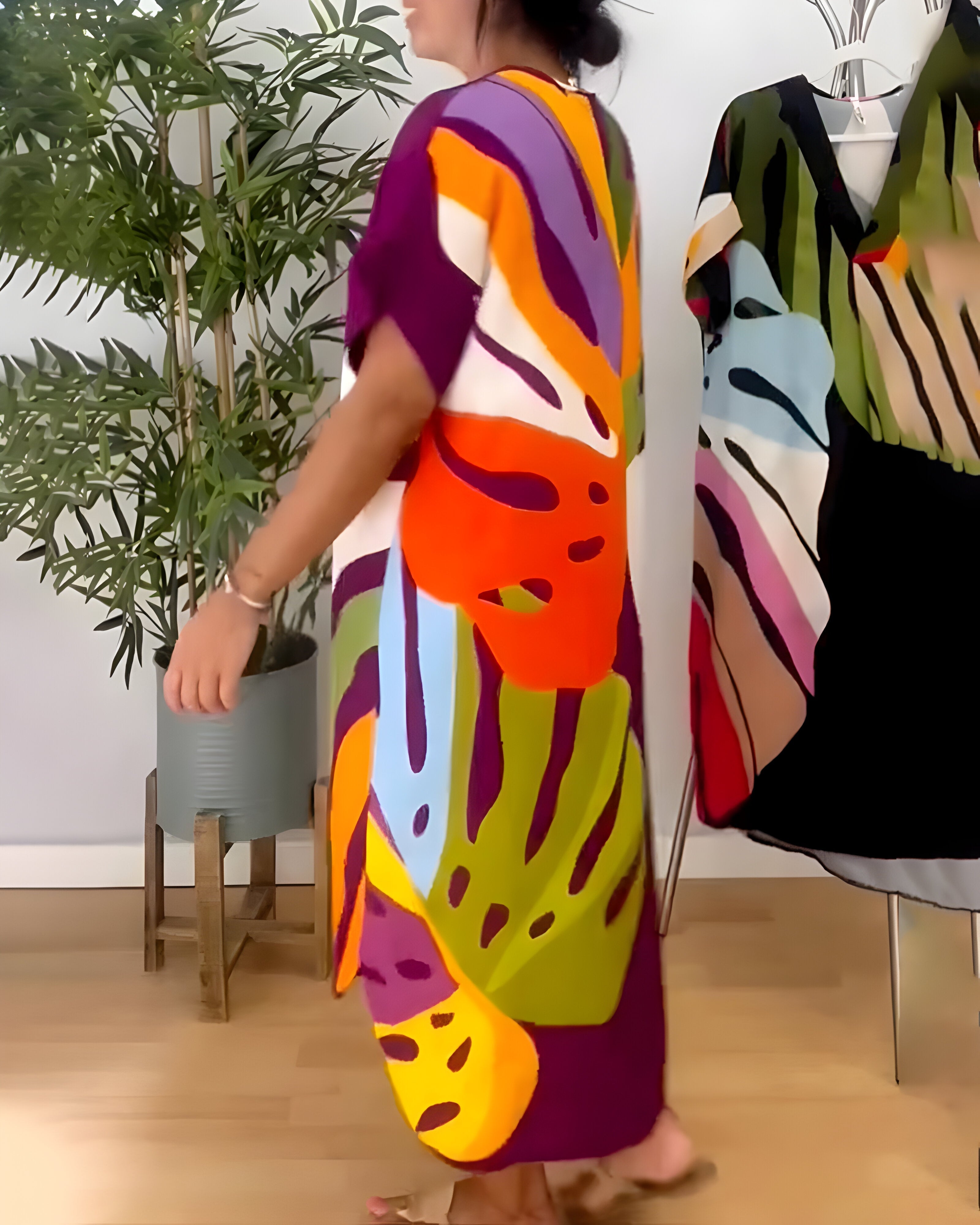 Amélie & Rose™ | Rianna Abstract Print Dress