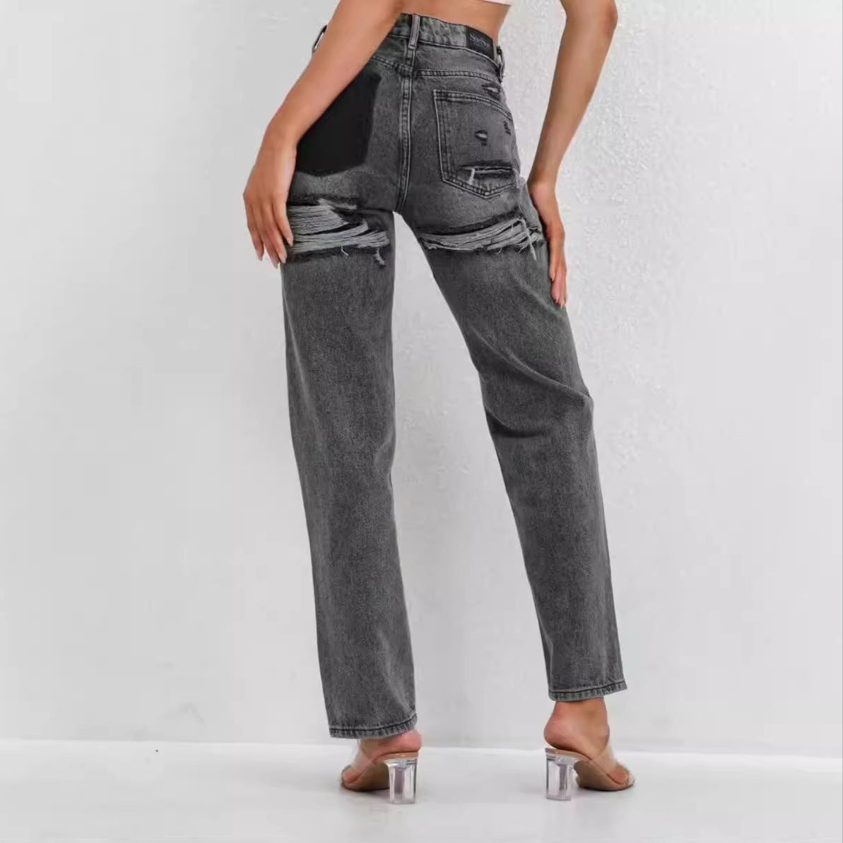 Amélie & Rose™ | Nora Vintage Ripped Jeans