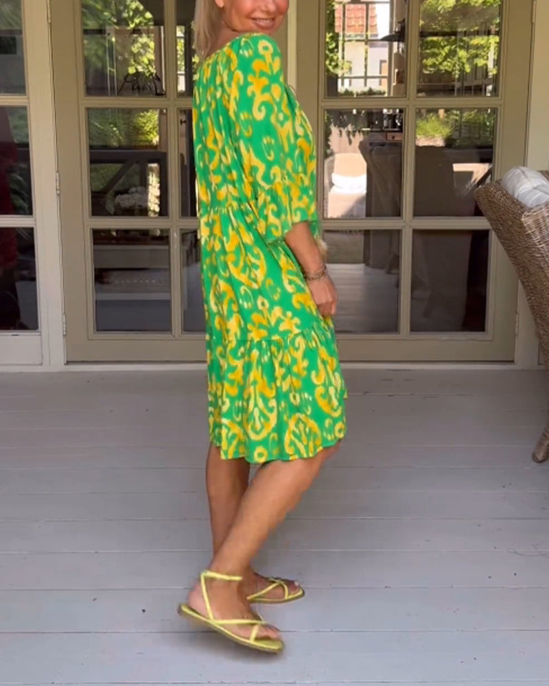 Amélie & Rose™ | Rica Relaxed Printed Dress