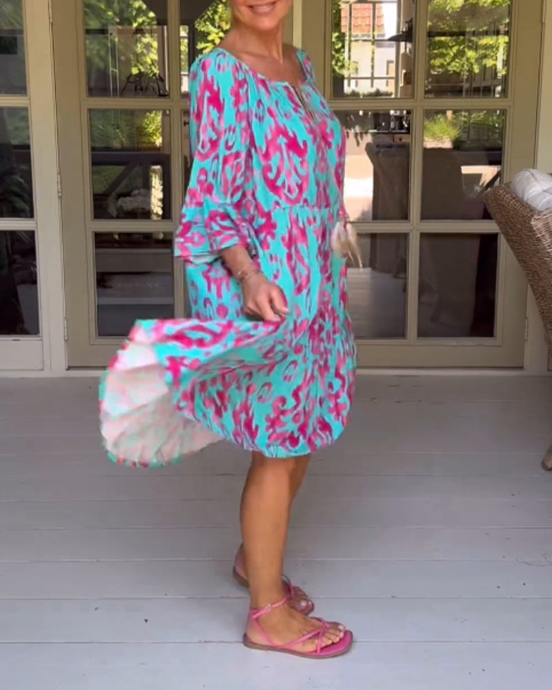 Amélie & Rose™ | Rica Relaxed Printed Dress