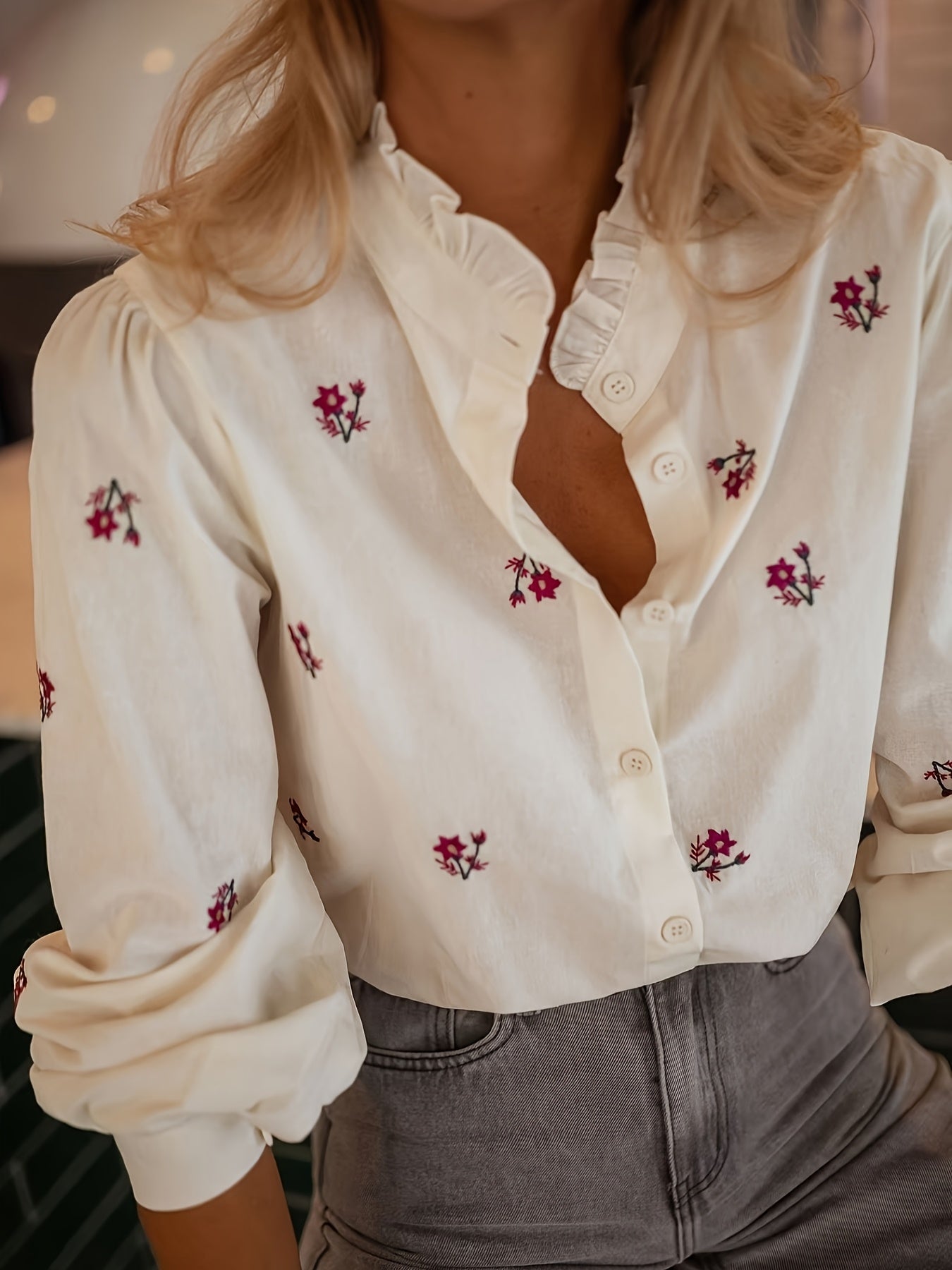 Amélie & Rose™ | Floral Print Blouse