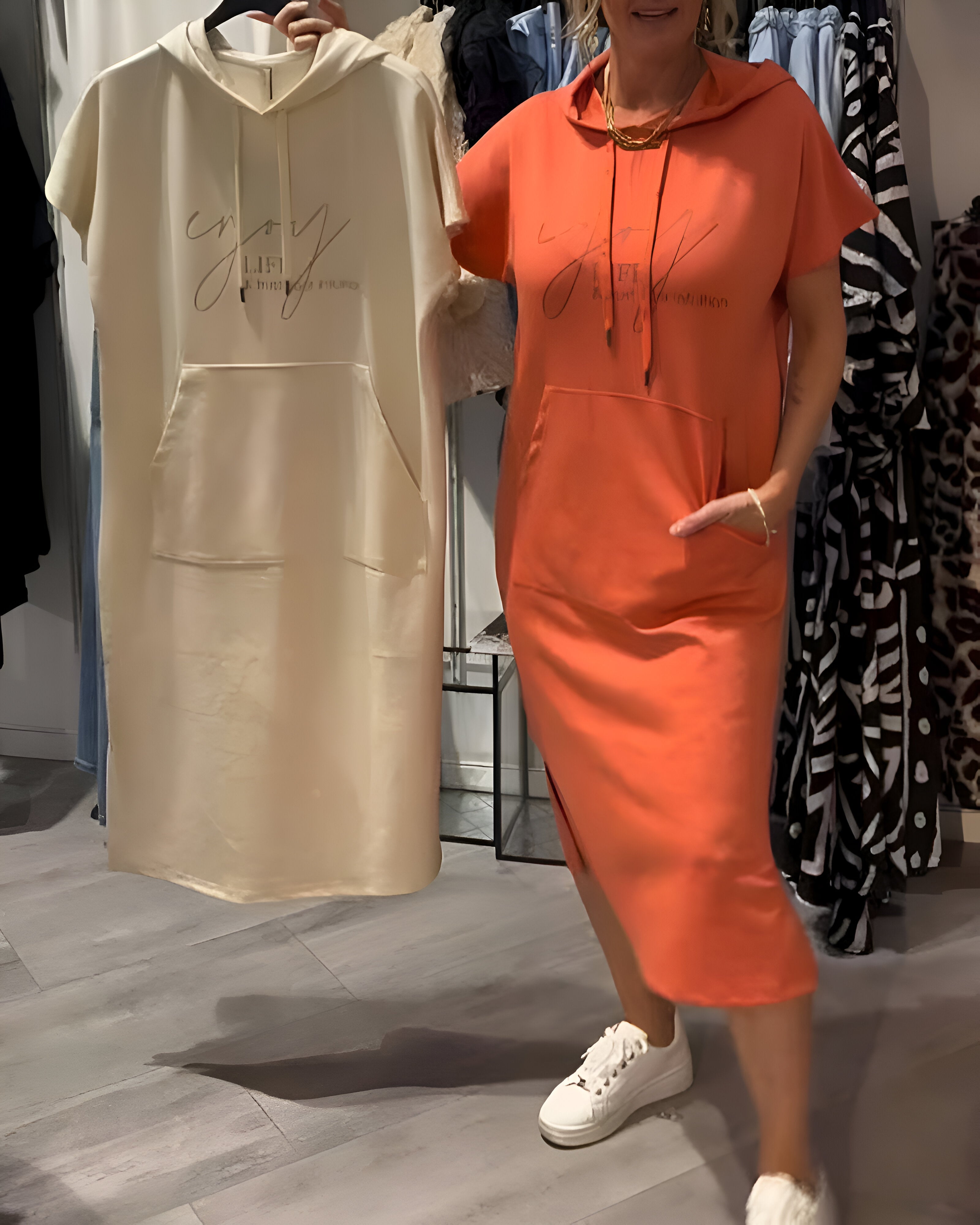 Amélie & Rose™ | Bridget Casual Hoodie Dress