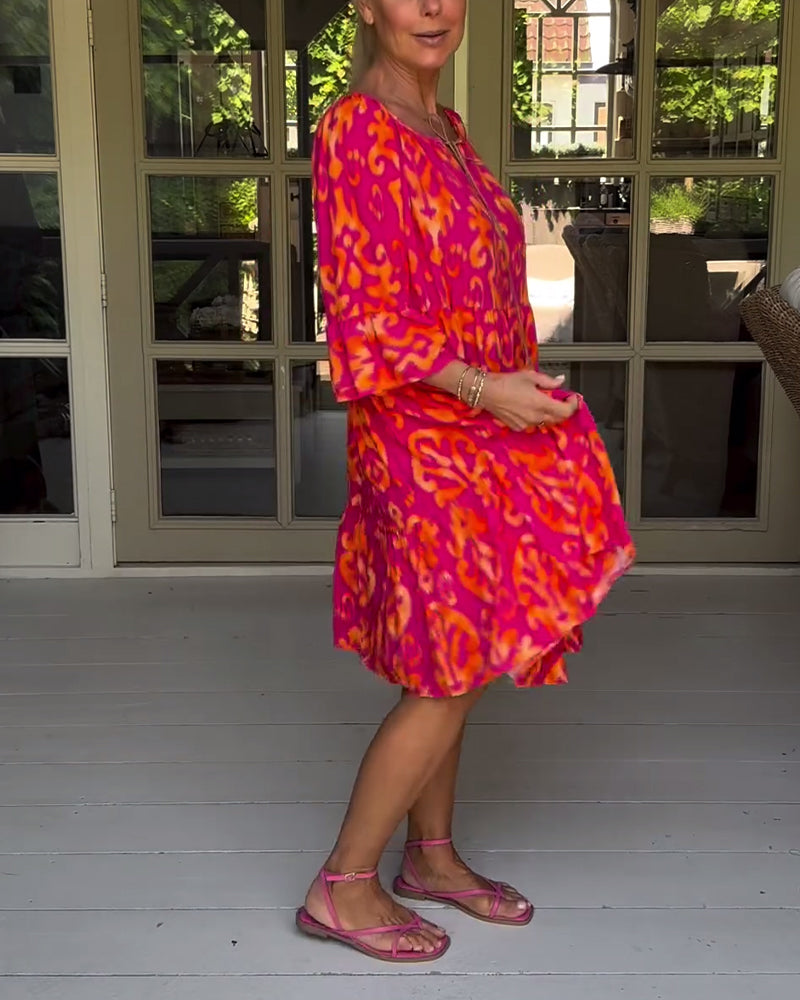 Amélie & Rose™ | Rica Relaxed Printed Dress