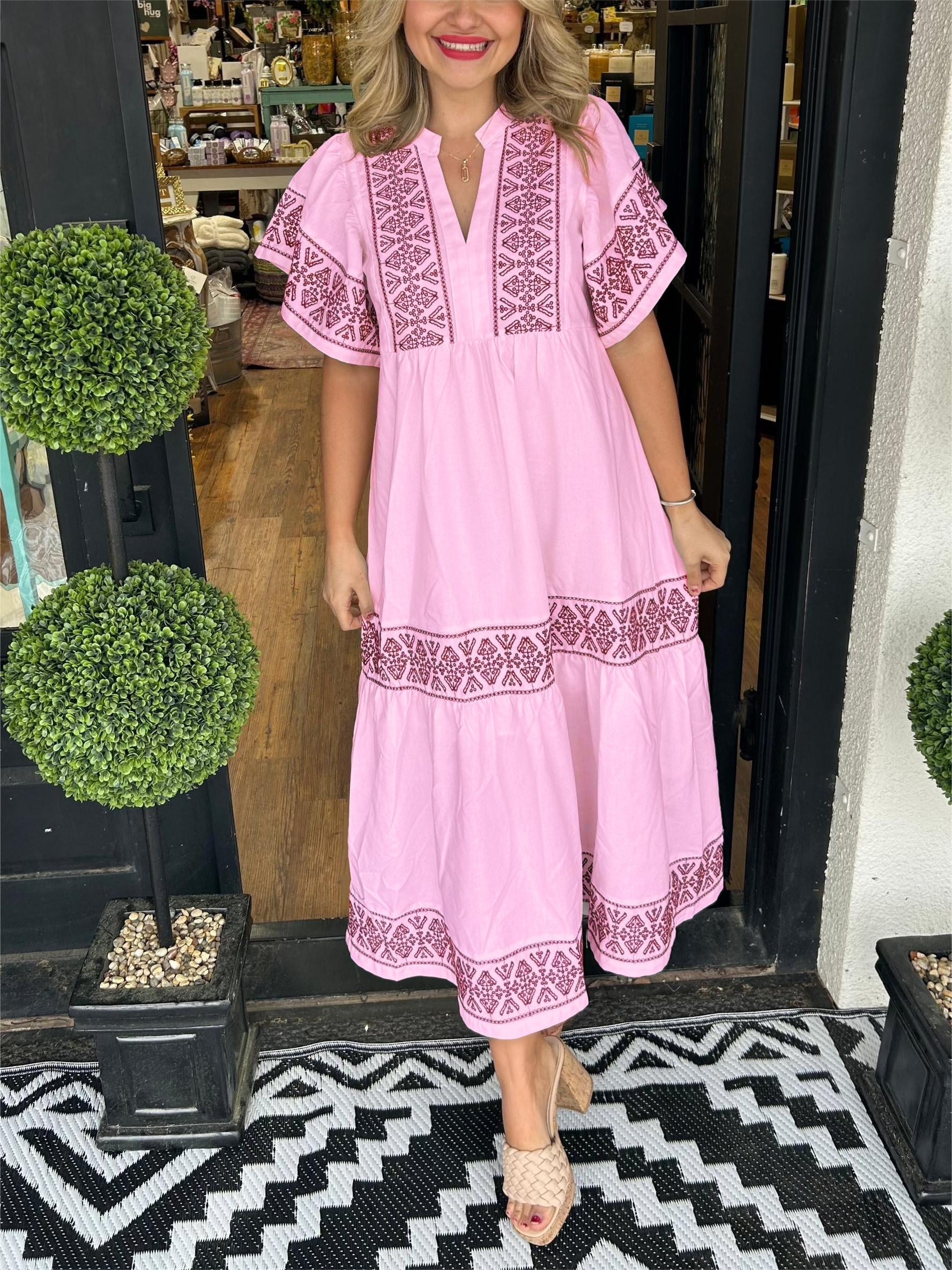 Amélie & Rose™ | Hanna Elegant Boho Dress