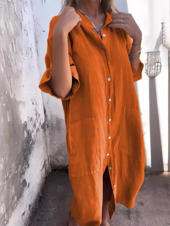 Amélie & Rose™ | Paige Buttoned Breeze Dress