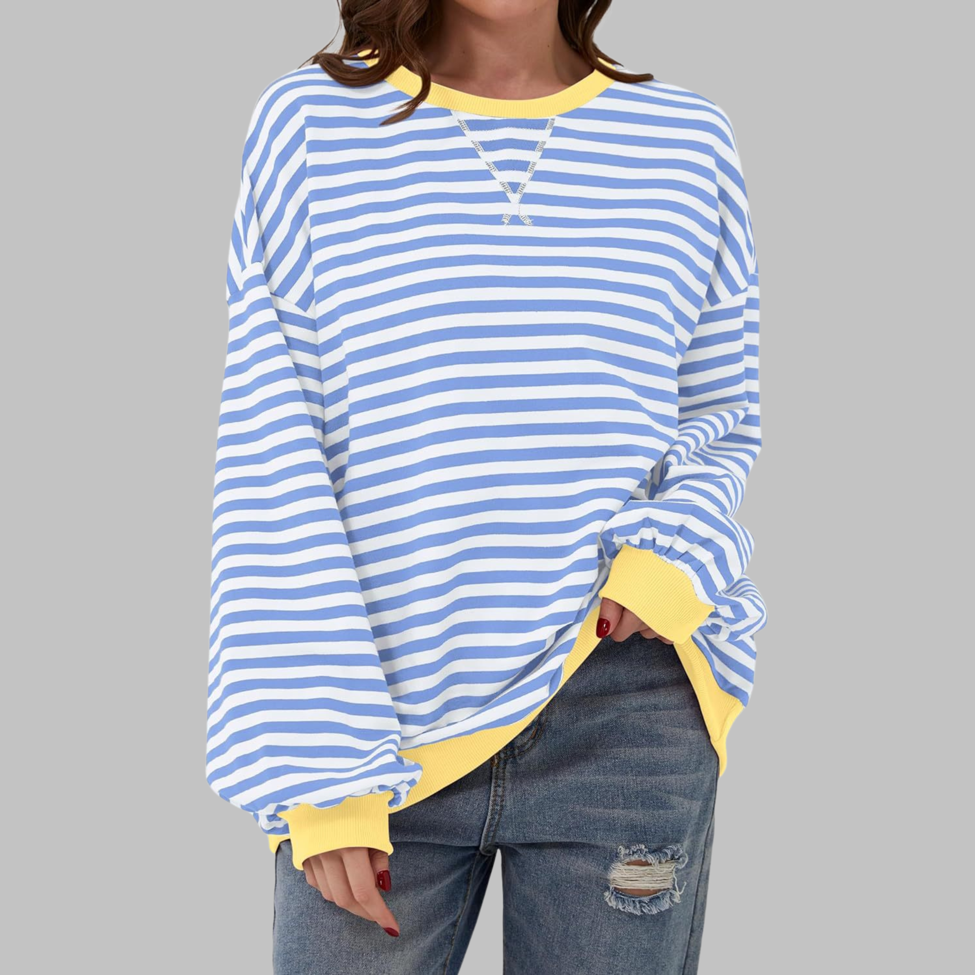 Amélie & Rose™ | The Noelle Striped Long Sleeve