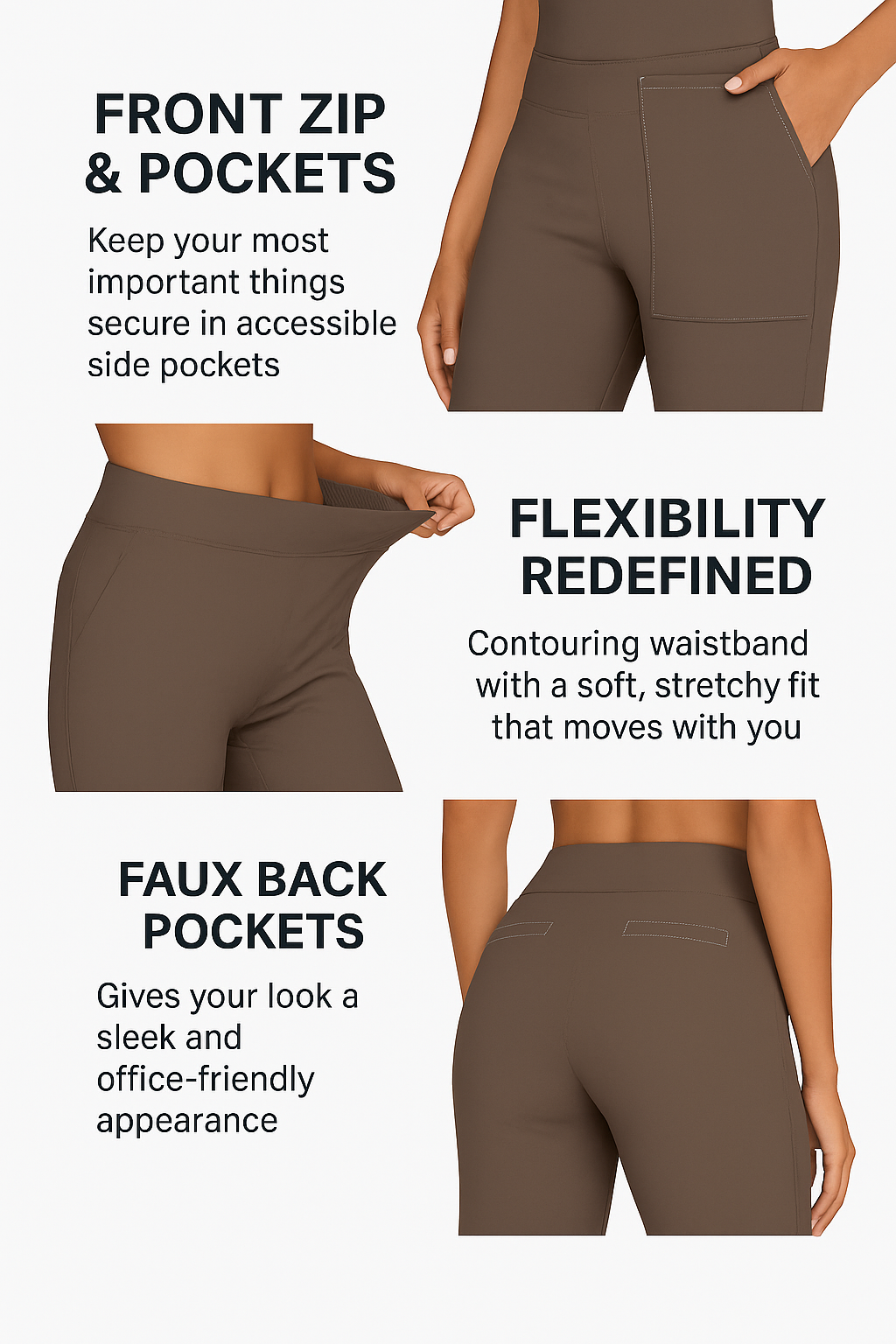 Amélie & Rose™ | Shirley Comfortable Stretch Trousers (Buy 1, get 1 Free)