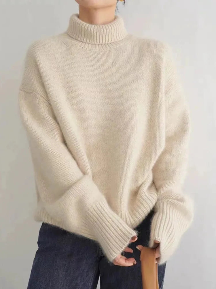 Amélie & Rose™ | Amelia - Cashmere Turtleneck Sweater