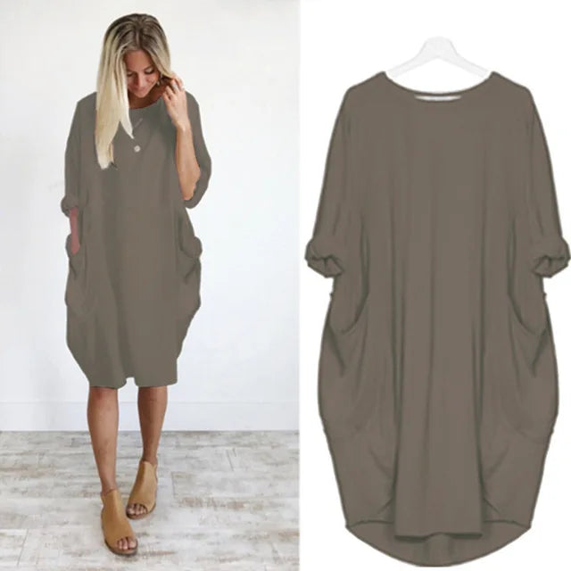 Amélie & Rose™ | Miranda Comfortable Tummy Covering Dress
