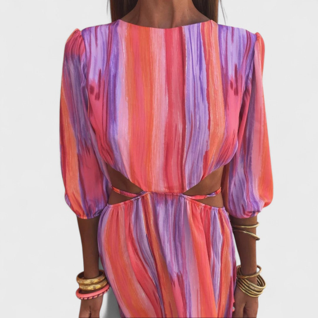 Amélie & Rose | Paloma Elegant Dress with Cut-Outs