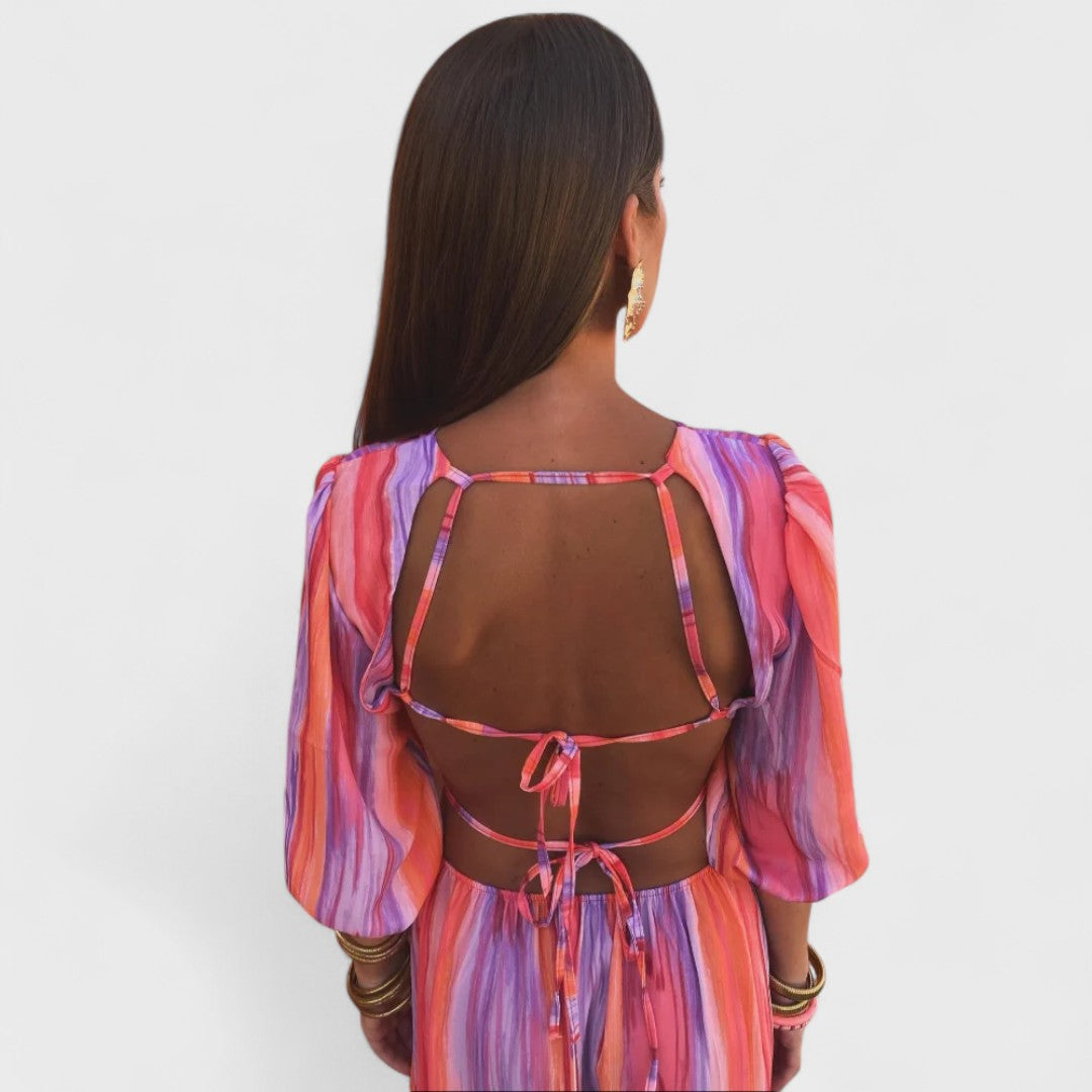 Amélie & Rose | Paloma Elegant Dress with Cut-Outs