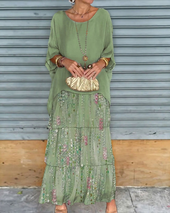 Amélie & Rose™ | Alyssa Layered Boho Elegance Dress