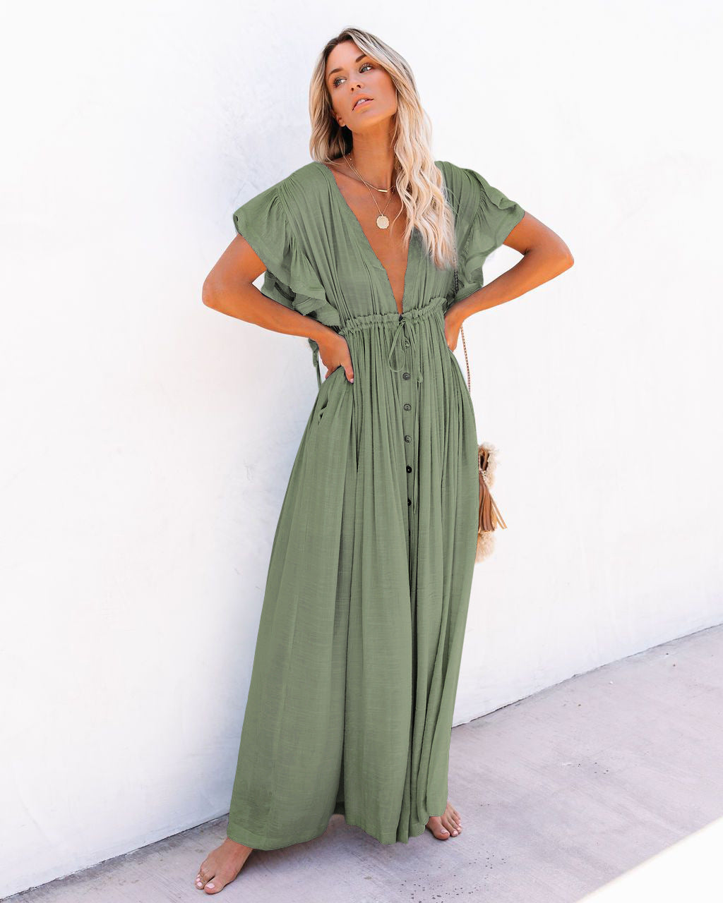 Amélie & Rose™ | Coralie Airy Maxi Dress