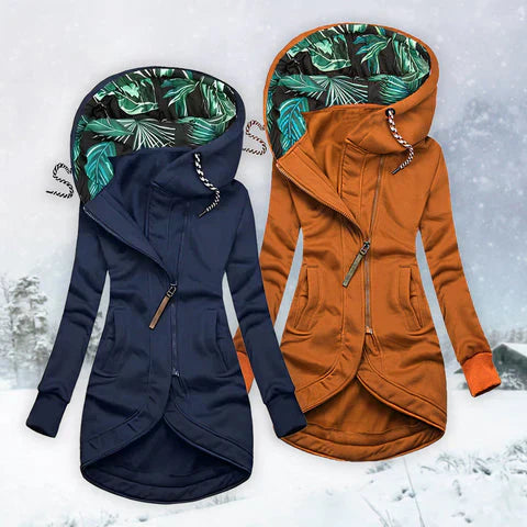 Amélie & Rose™ | Elegant Hooded Winter Jacket