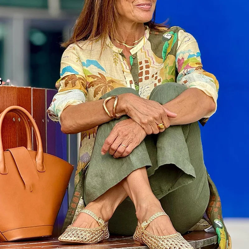 Amélie & Rose™ | Elegant Linen Coordinated Set