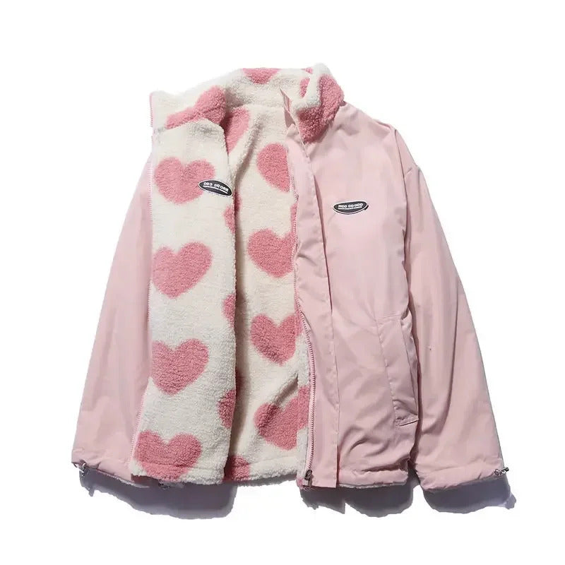 Amélie & Rose™ | Reversible Heart Jacket