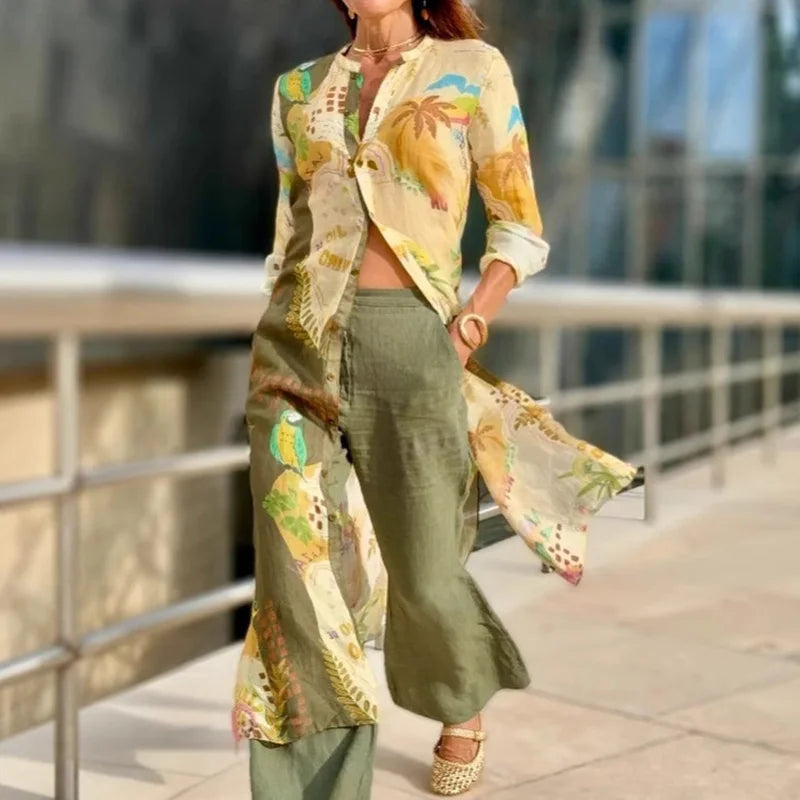 Amélie & Rose™ | Elegant Linen Coordinated Set