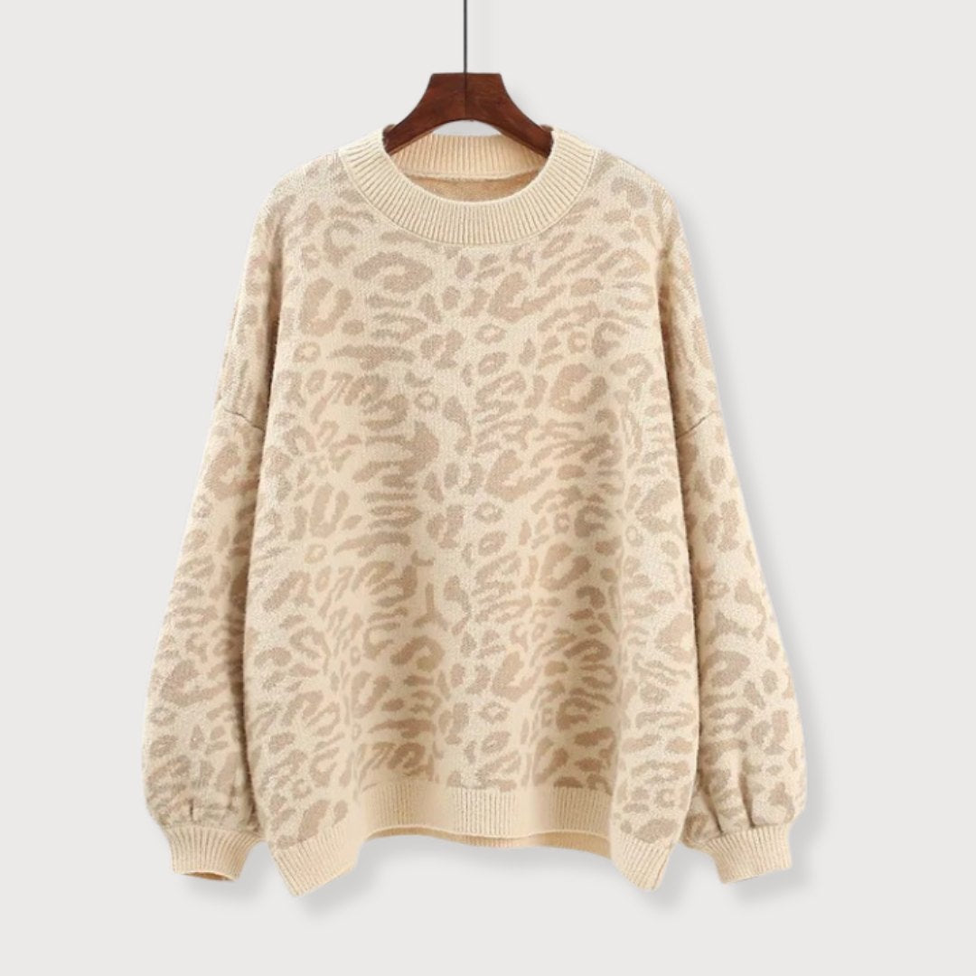 Amélie & Rose™ | Isabelle - Leopard Print Sweater