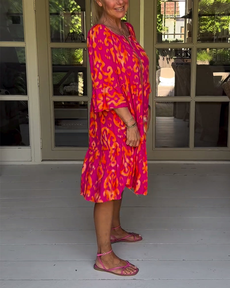 Amélie & Rose™ | Rica Relaxed Printed Dress