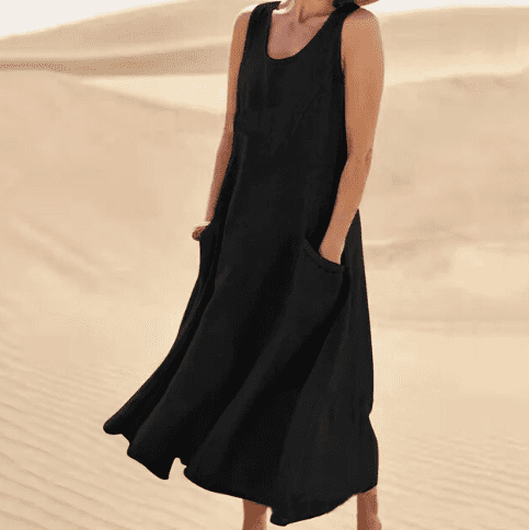 Amélie & Rose™ | Zafrina Elegant Dress with Pockets