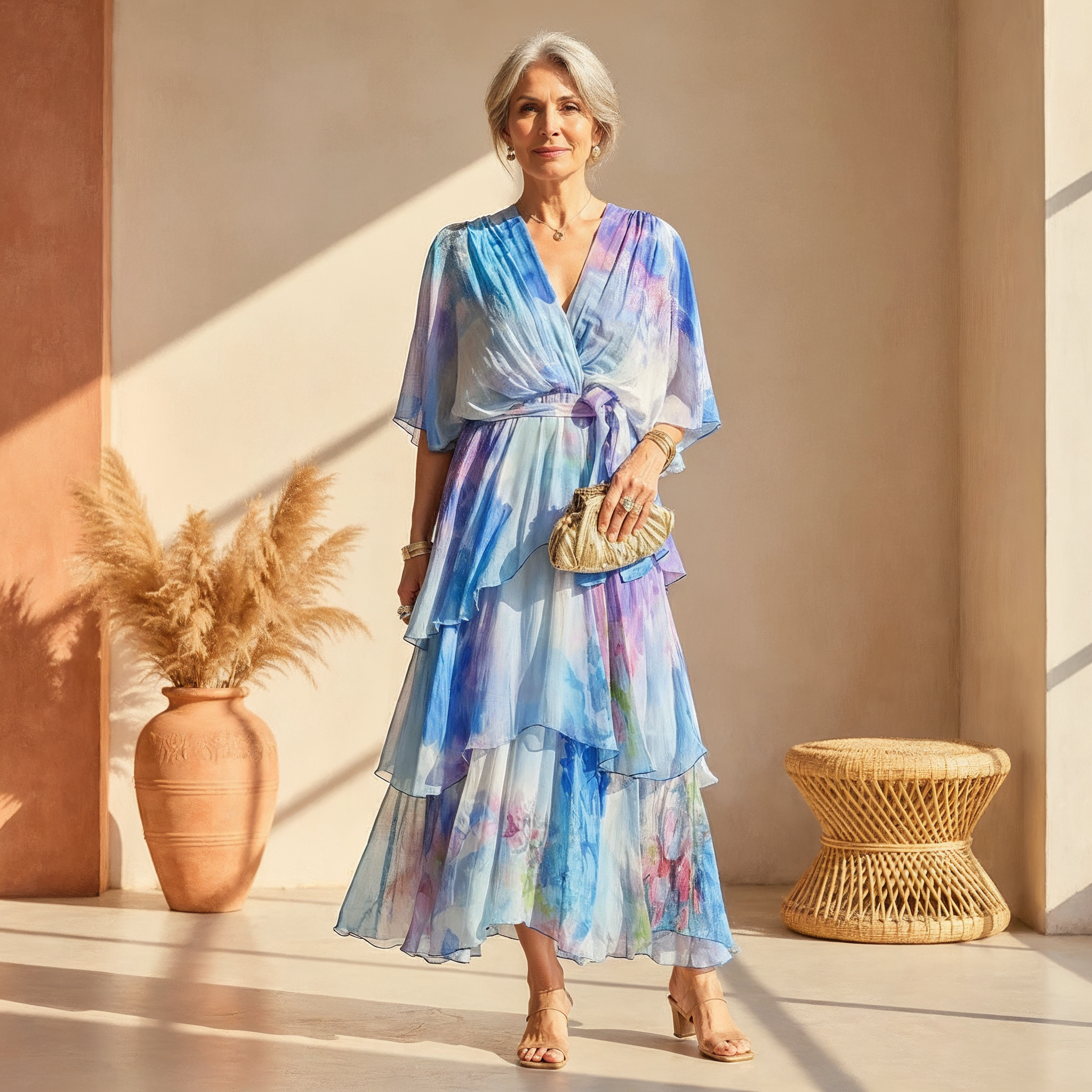 Amélie & Rose™ | Odette Elegant Flowy Dress