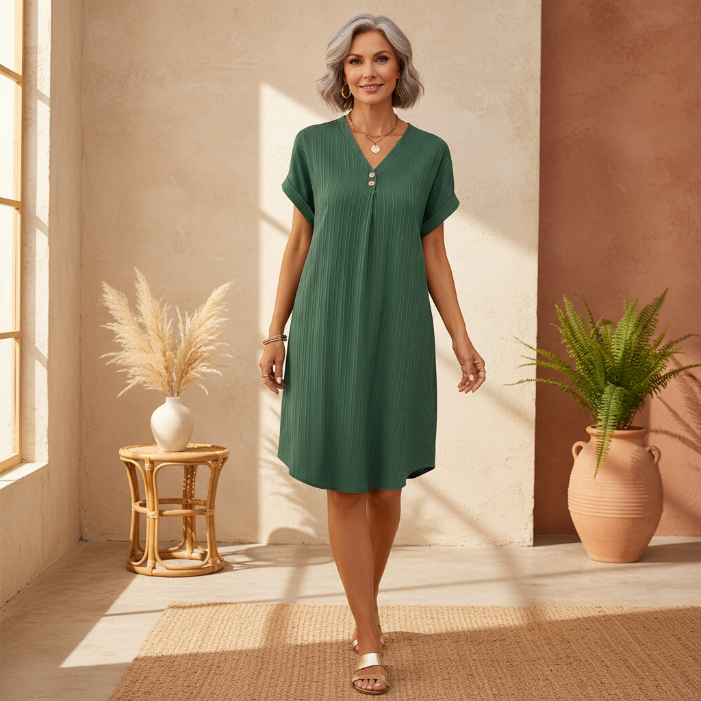 Amélie & Rose™ | Danika V-neck Spring Dress