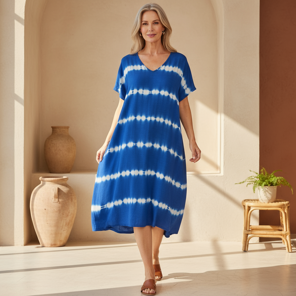 Amélie & Rose™ | Wilma Effortless Tie-Dye Dress