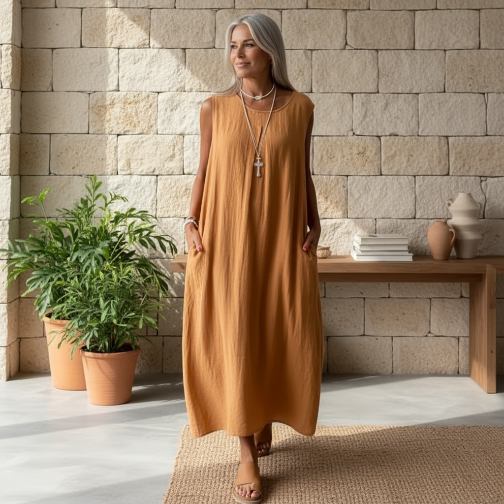 Amélie & Rose™ | Amaris Relaxed Sleeveless Dress