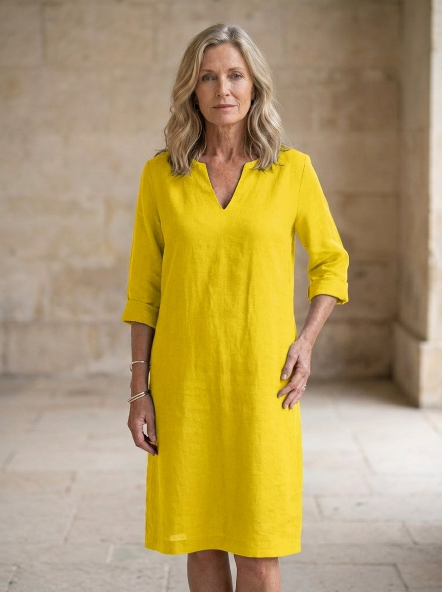 Amélie & Rose | Beth Relaxed V-Neck Dress