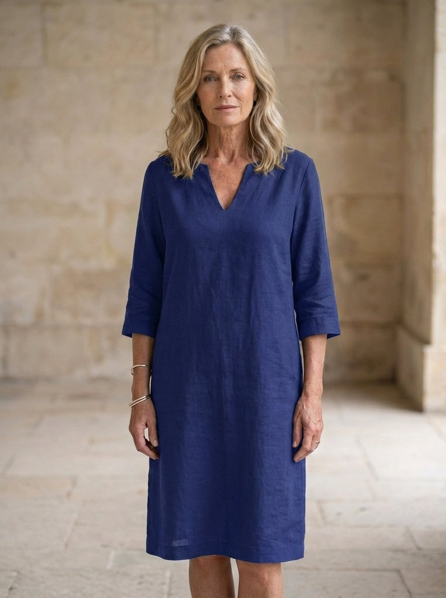 Amélie & Rose | Beth Relaxed V-Neck Dress