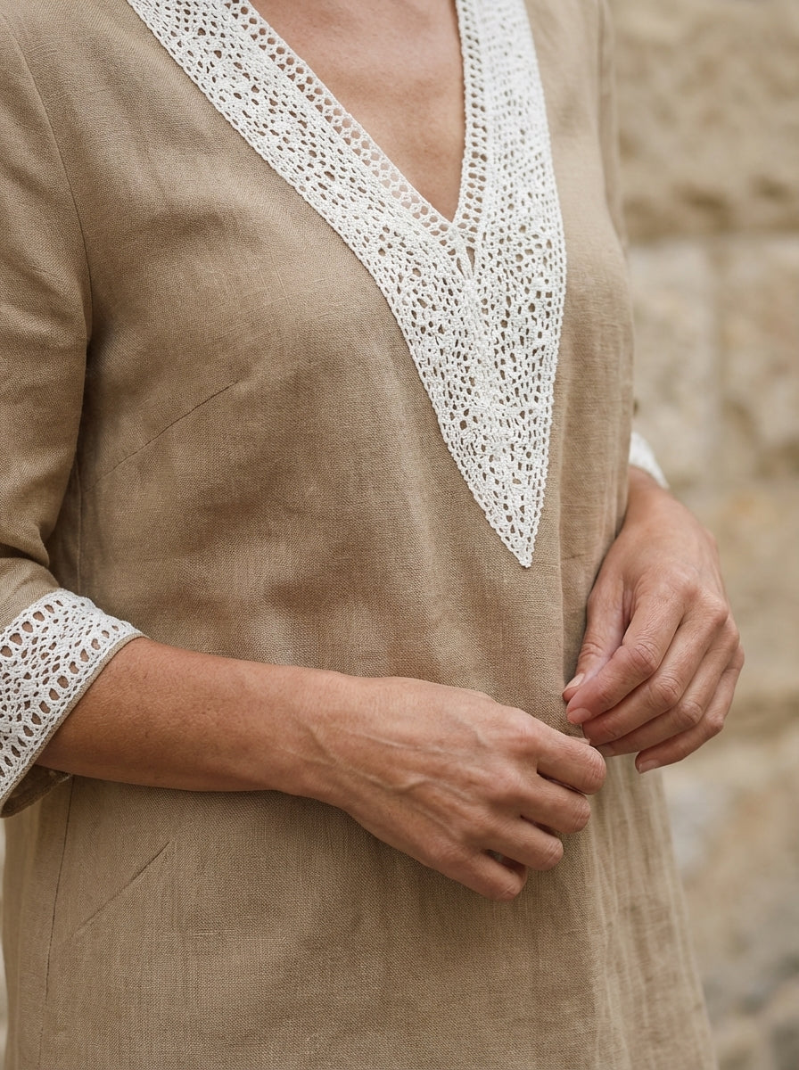 Amélie & Rose | Women’s Stylish Linen Summer Dress