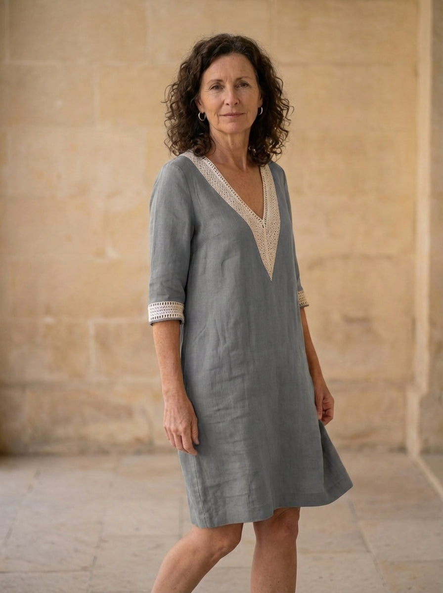 Amélie & Rose | Women’s Stylish Linen Summer Dress
