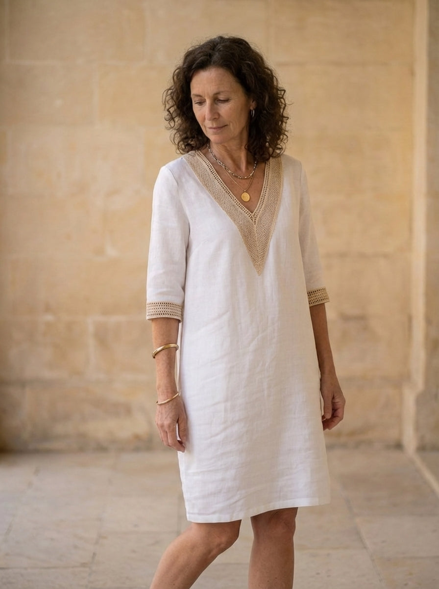 Amélie & Rose | Women’s Stylish Linen Summer Dress