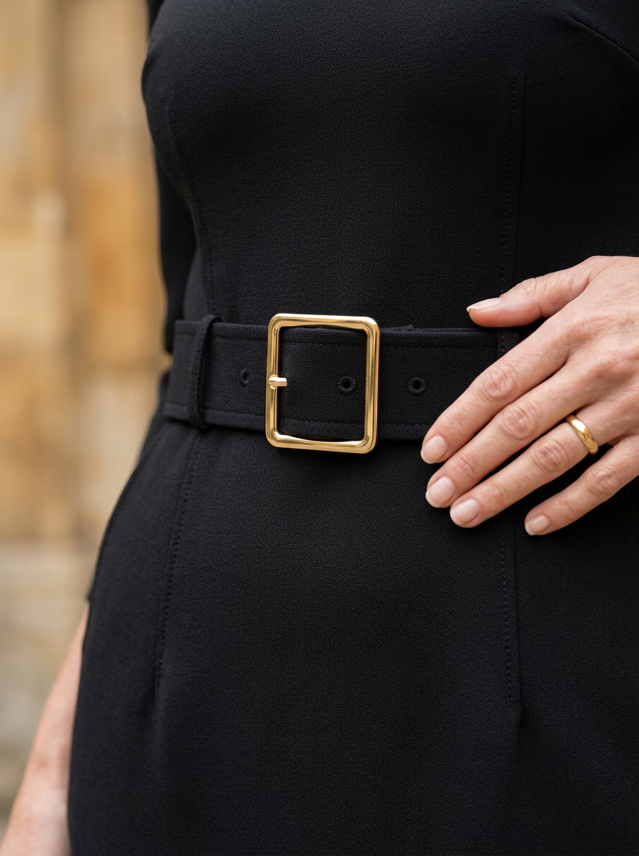 Amélie & Rose | Refined Long Sleeve Midi Dress