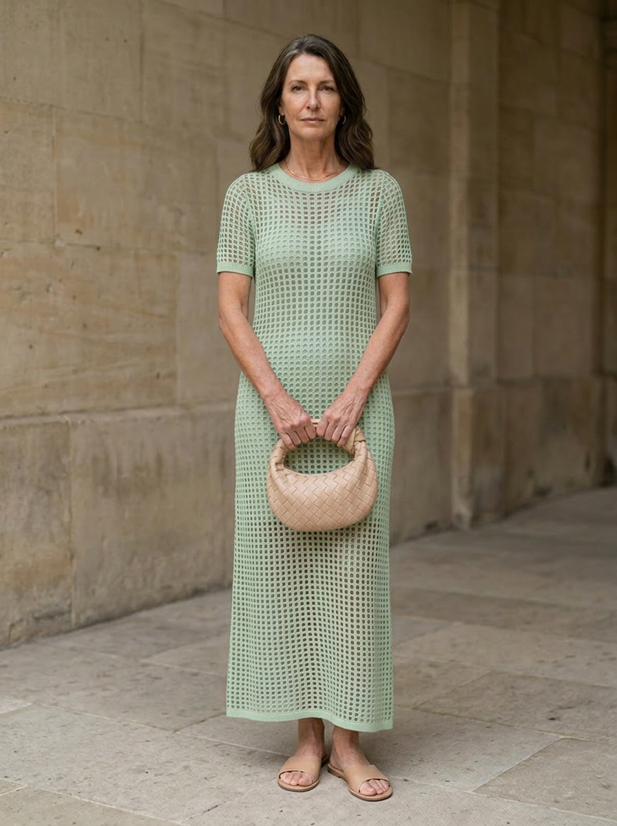 Amélie & Rose | Cut-Out Long Maxi Dress + Free Inner Dress