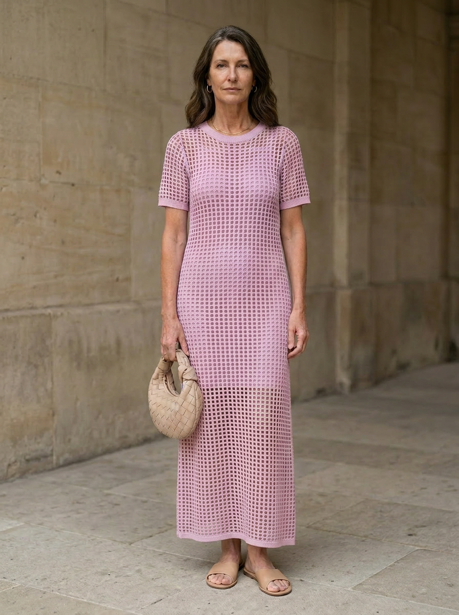 Amélie & Rose | Cut-Out Long Maxi Dress + Free Inner Dress