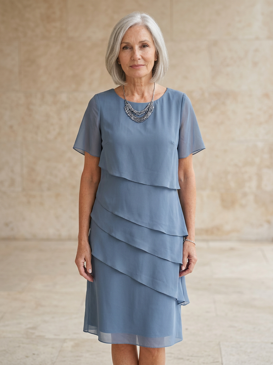 Amélie & Rose | Layered Midi Dress