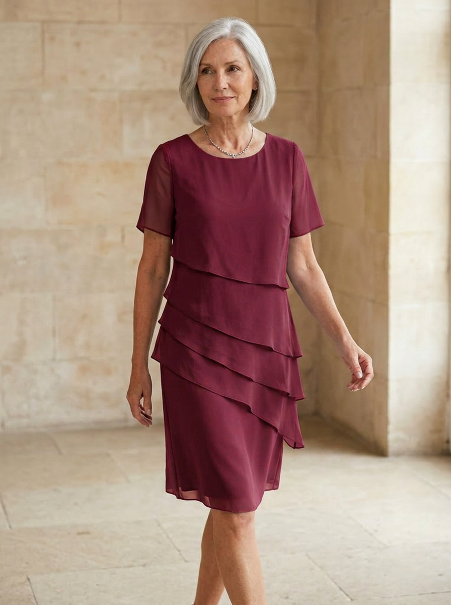 Amélie & Rose | Layered Midi Dress