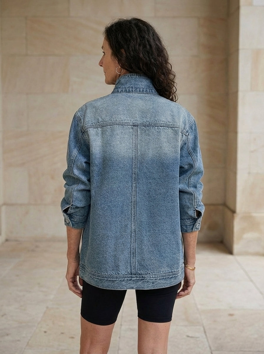 Amélie & Rose | Oversized Denim Jacket