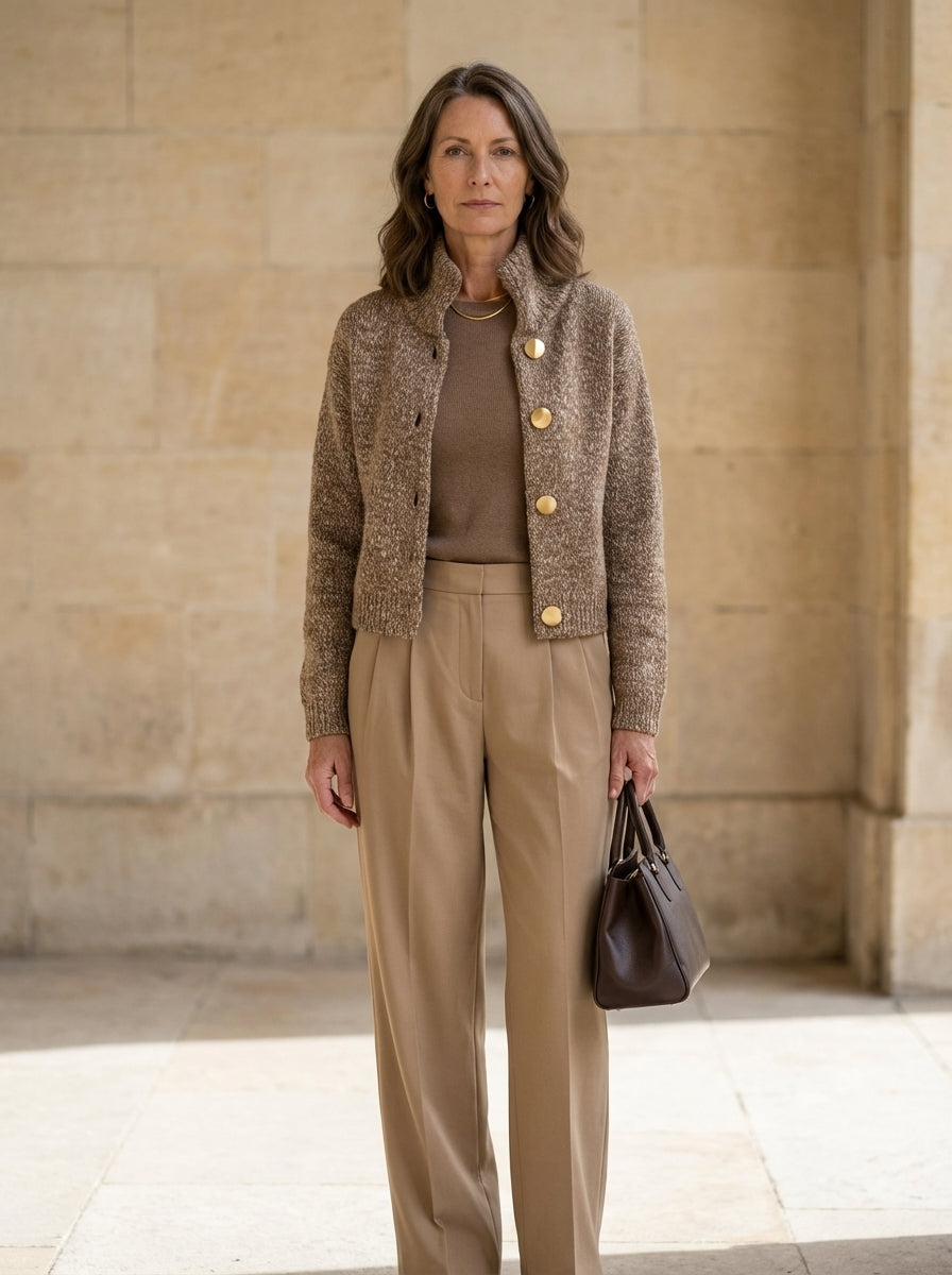 Amélie & Rose | Elegant Knit Jacket