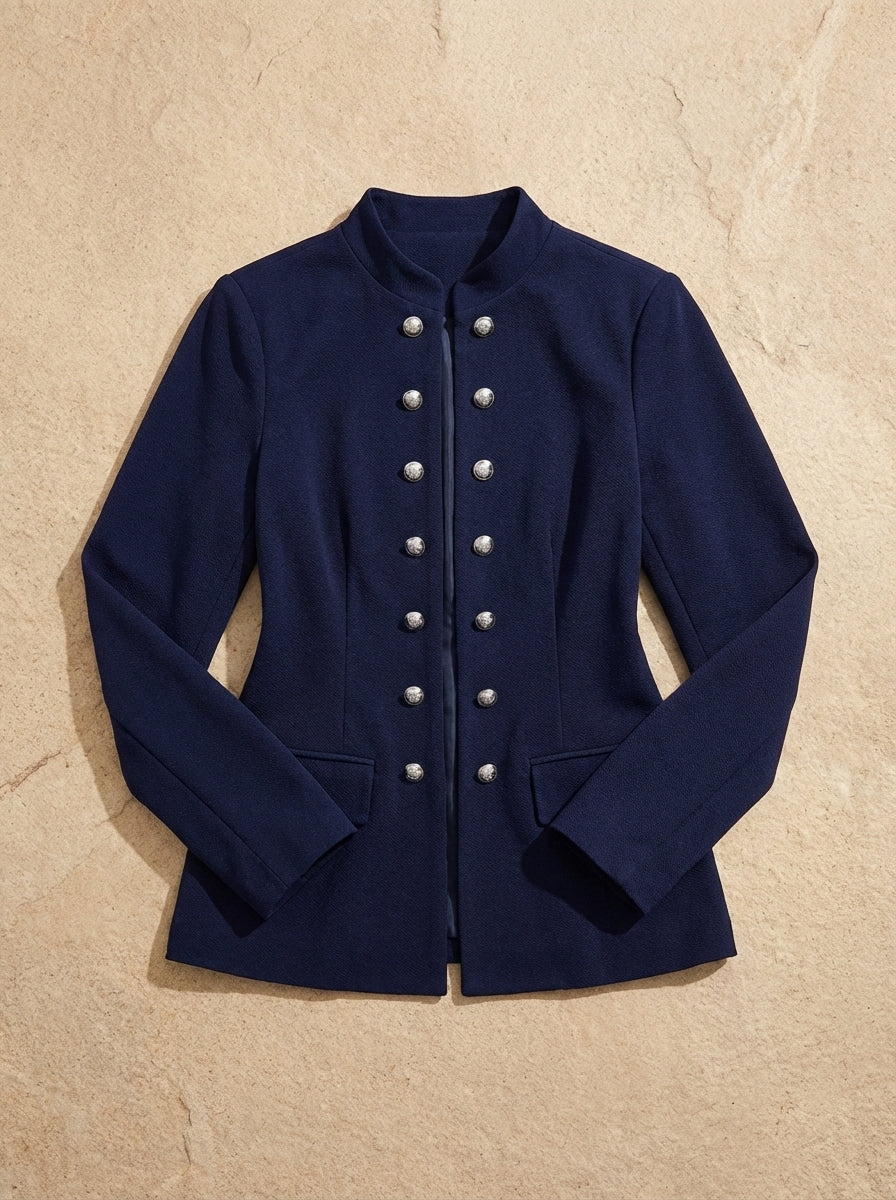 Amélie & Rose | Adrienne Stylish Button Blazer