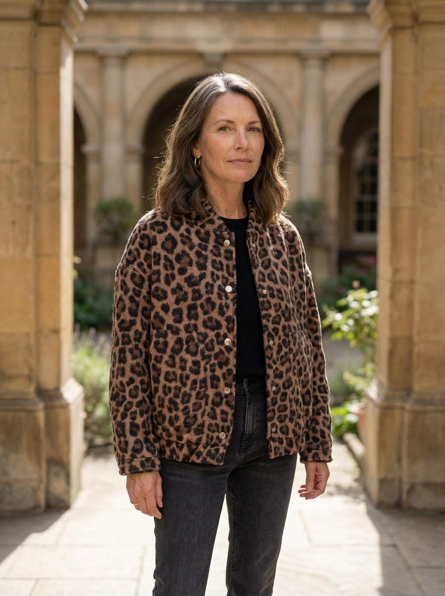 Amélie & Rose™ | Noémie Leopard Jacket