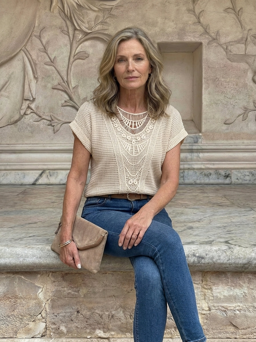 Amélie & Rose | Simone Lace Top