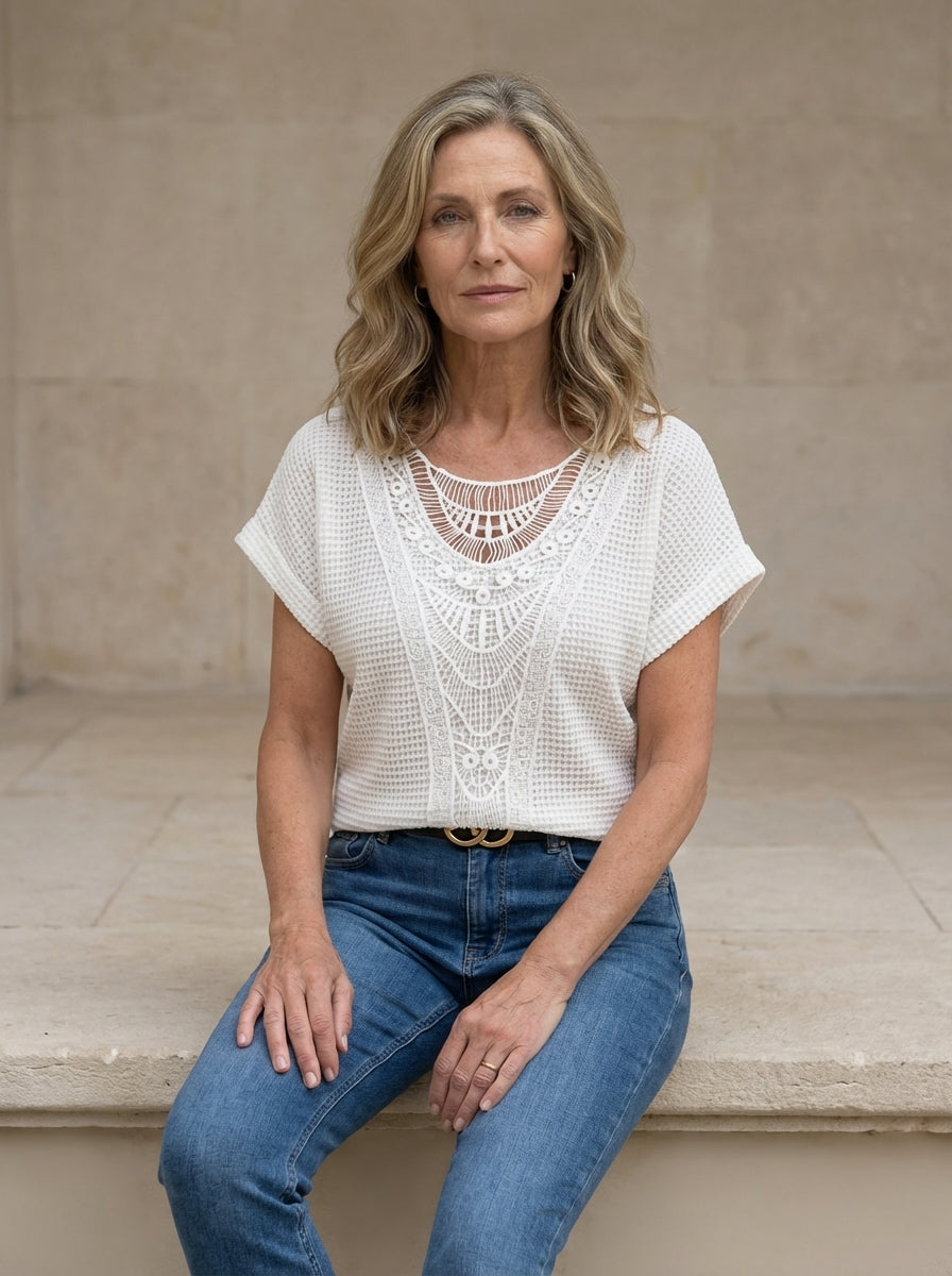 Amélie & Rose | Simone Lace Top