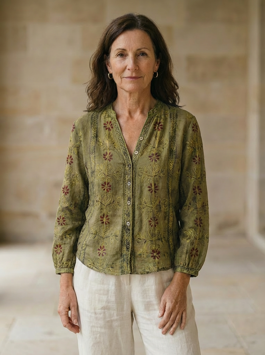 Amélie & Rose | The Aria Botanical Blouse