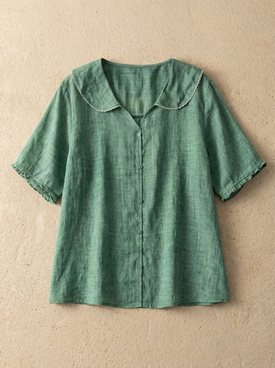 Amélie & Rose | Adèle Linen Blouse