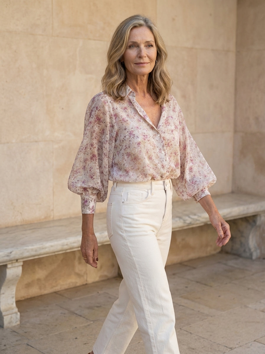 Amélie & Rose | Paisley Print Blouse